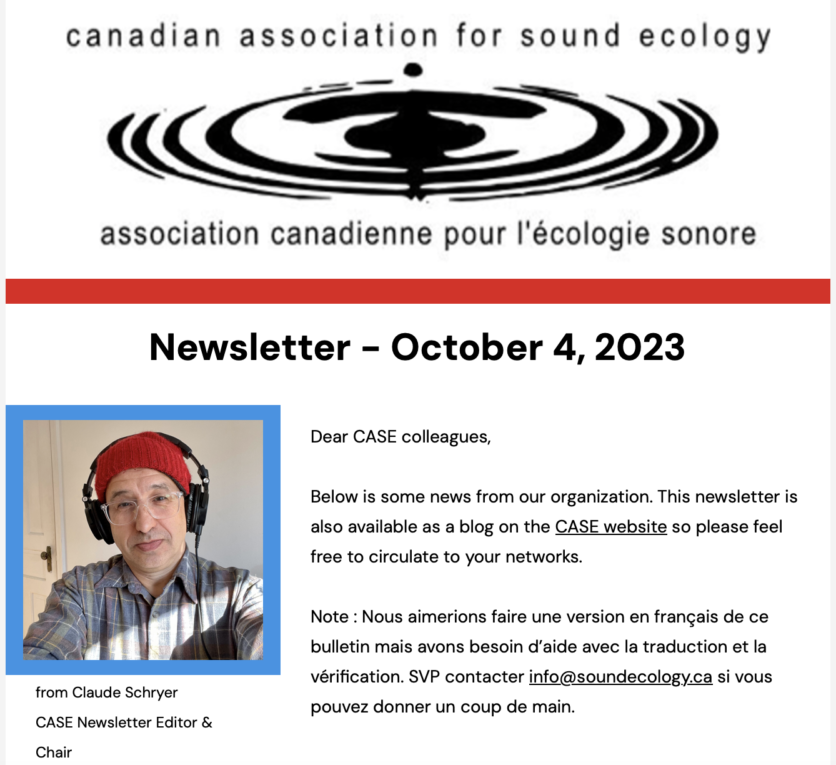 October 4, 2023 CASE Newsletter